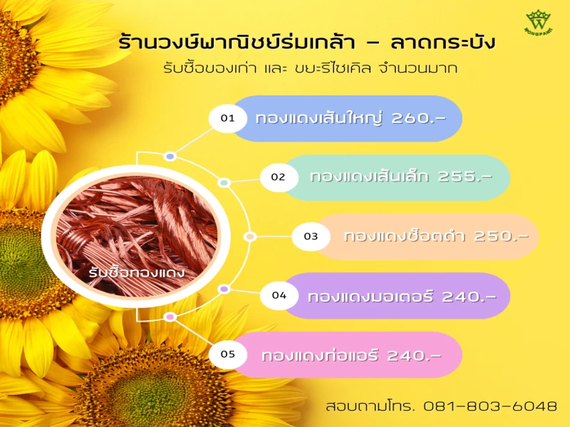📌รับซื้อทองแดง ก่อนหยุดยาวช่วงเทศกาล สงกรานต์ 💸 ♻️ร้านวงษ์พาณิชย์ ร่มเกล้า-ลาดกระบัง 📌รับซื้อทองแดง ก่อนหยุดยาวช่วงเทศกาล สงกรานต์ 💸 ♻️ร้านวงษ์พาณิชย์ ร่มเกล้า-ลาดกระบัง
